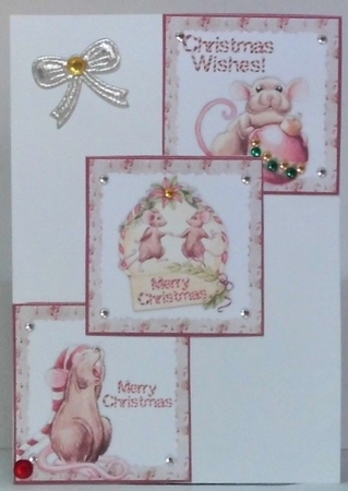 6 Cute Christmas toppers by Hazel Underwood
