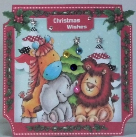 Animal Christmas Tree  by Hazel Underwood