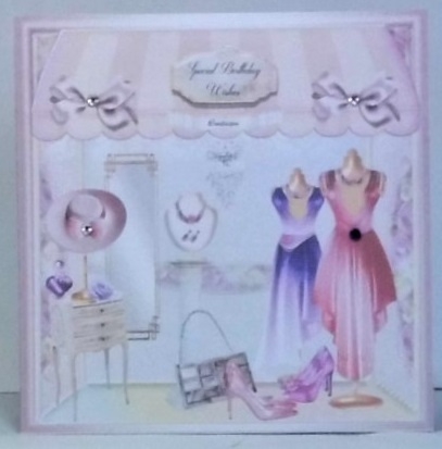 The Boutique Window Mini Page Kit by Hazel Underwood
