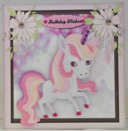 Beautiful Lilac Unicorn  by Hazel Underwood