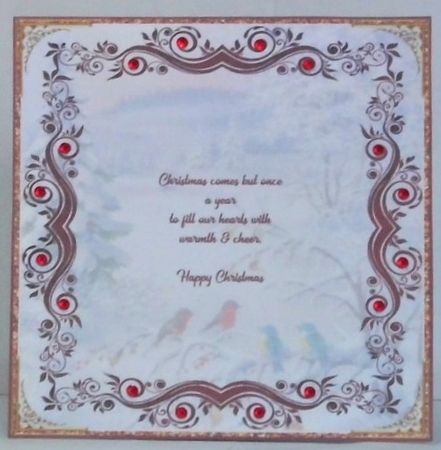 Christmas Snow is Falling Insert 1 by Hazel Underwood
