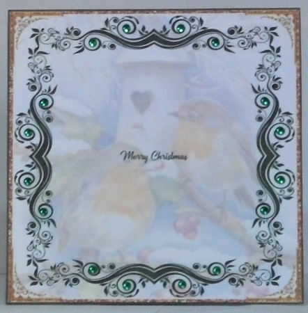 Christmas Robins Insert 2 by Hazel Underwood