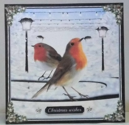 Robins at Christmas by Hazel Underwood