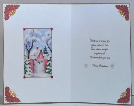 Thinking of you at Christmas Insert 2 by Hazel Underwood