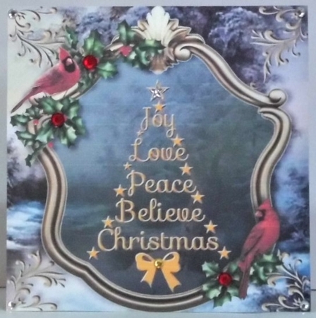 Christmas Tree Sentiments 5 by Hazel Underwood