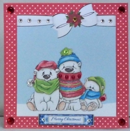 Cute Polar Bear Pals Topper by Hazel Underwood
