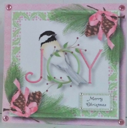 Christmas Joy 8x8 by Hazel Underwood