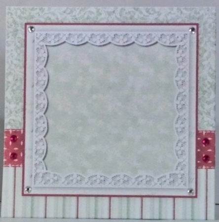 Christmas Card Topper INSERT by Hazel Underwood