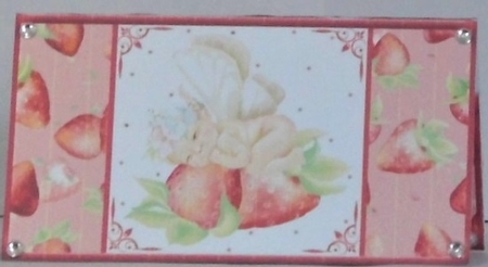 Strawberry Fairy Gift/Voucher/Money Wallet/Pocket/Envelope by Hazel Underwood