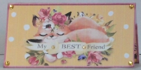 Floral Fox Gift/Voucher/Money Wallet/Pocket/Envelope by Hazel Underwood
