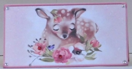 Deer in Spring Gift/Voucher/Money Wallet/Pocket/Envelope by Hazel Underwood