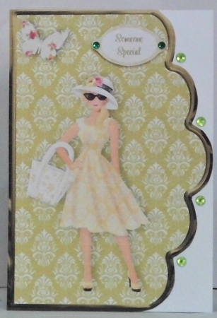 Simply Chic Scallope Edge Curve Card 4 by Hazel Underwood