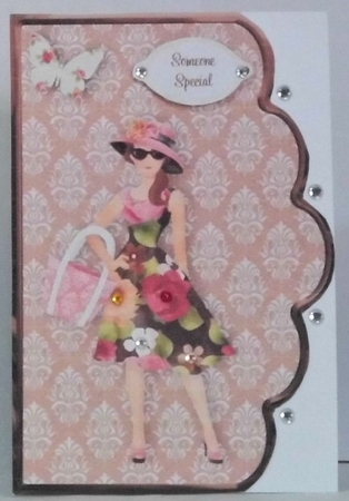 Simply Chic Scallope Edge Curve Card 5 by Hazel Underwood