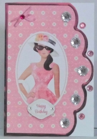 Absolutely Fabulous Scallope Edge Curve Card 1 by Hazel Underwood