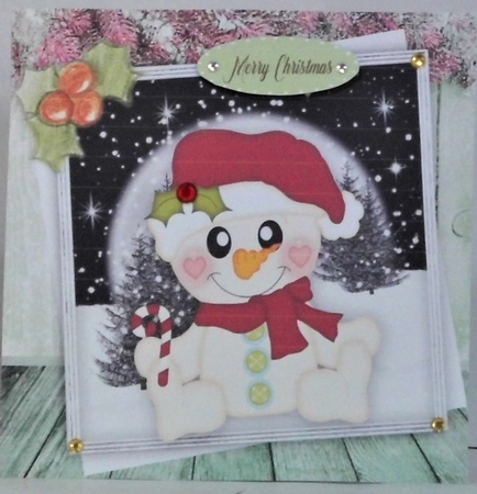 Snowman in the Snow by Hazel Underwood