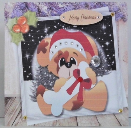 Doggies Christmas Bone  by Hazel Underwood
