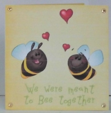 Mini Bee Card Fronts 1 (5x5) by Hazel Underwood