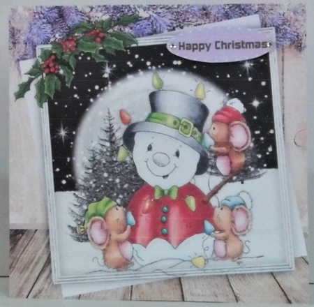  Snowman The Christmas Tree  by Hazel Underwood