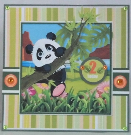 Cute Panda Bear by Hazel Underwood