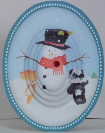 Snowman and Friends Pyramid 1 by Hazel Underwood