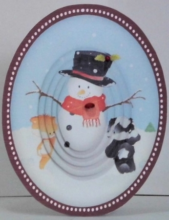 Snowman and Friends Pyramid 3 by Hazel Underwood