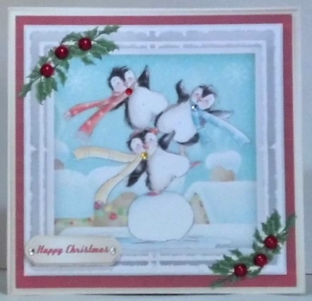 8x8 Mini Kit , Artic Acrobats  by Hazel Underwood