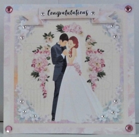 Wedding Day 7x7 Quick card by Hazel Underwood