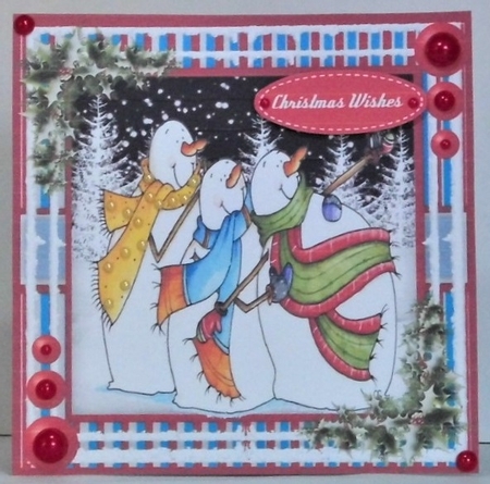 8x8 Mini Kit, Snowman Selfies by Hazel Underwood