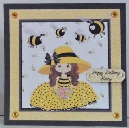 BZZZ BEE GIRL ALL OCCASIONS MINI-KIT by Hazel Underwood