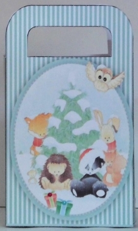 Christmas Gift Bag , Animal Friends  by Hazel Underwood