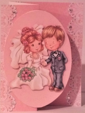 Sweet Wedding Card by Hazel Underwood