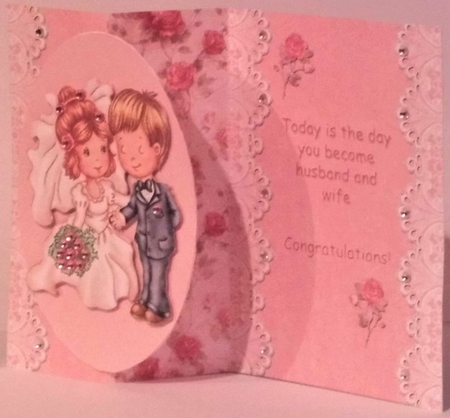 Sweet Wedding Card by Hazel Underwood