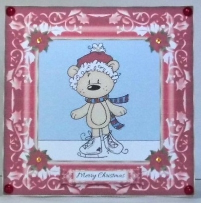 Cute Teddy Holiday Topper 2 by Hazel Underwood