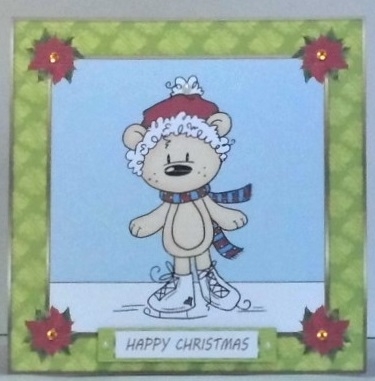 Cute Teddy Holiday Topper 3 by Hazel Underwood