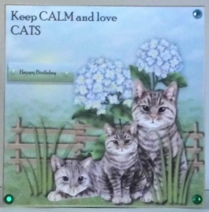 Keep Calm And Love Cats by Hazel Underwood