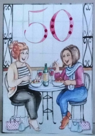 50th birthday treat by Hazel Underwood
