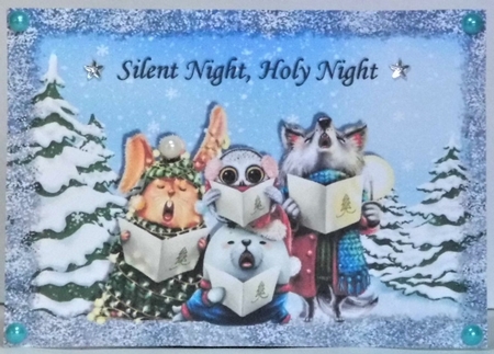 Animal Choir Card Front by Hazel Underwood