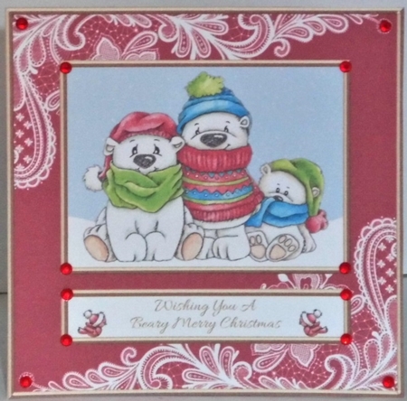 Wishing You A Beary Merry Christmas by Hazel Underwood