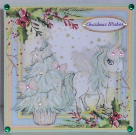 8x8 Mini Kit, The Christmas Unicorn  by Hazel Underwood