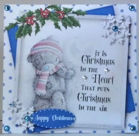 4 Card sheets , Christmas in the Air  by Hazel Underwood