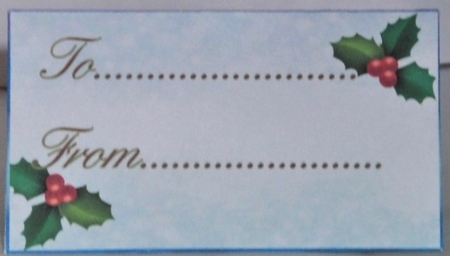 snowman and christmas tree money wallet by Hazel Underwood