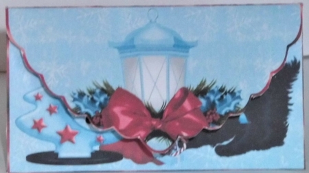 lantern and puppy gift card money wallet by Hazel Underwood
