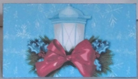 lantern and bow gift card money wallet by Hazel Underwood