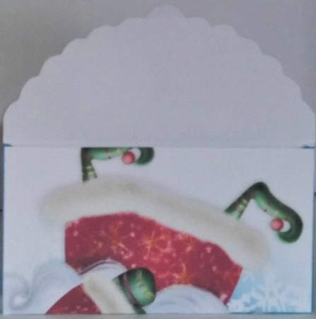 Santa   gift card money wallet by Hazel Underwood