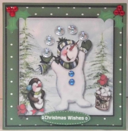 Snowmans Snowballs by Hazel Underwood