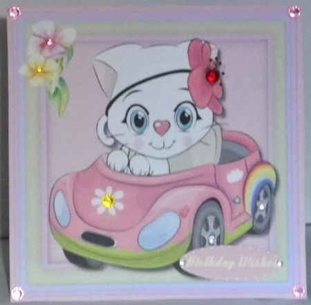 Kittys Bubble Car by Hazel Underwood