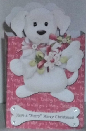 Christmas Puppy Gift Bags by Hazel Underwood