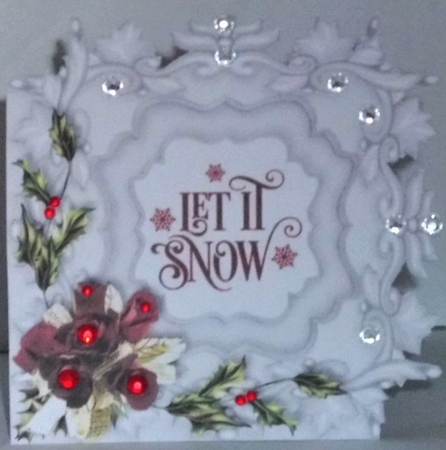 White Christmas - Snow by Hazel Underwood