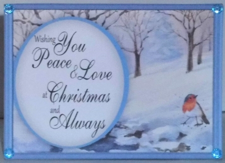2, Lovely A5  Christmas Toppers  by Hazel Underwood