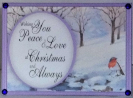 2, Lovely A5  Christmas Toppers  by Hazel Underwood